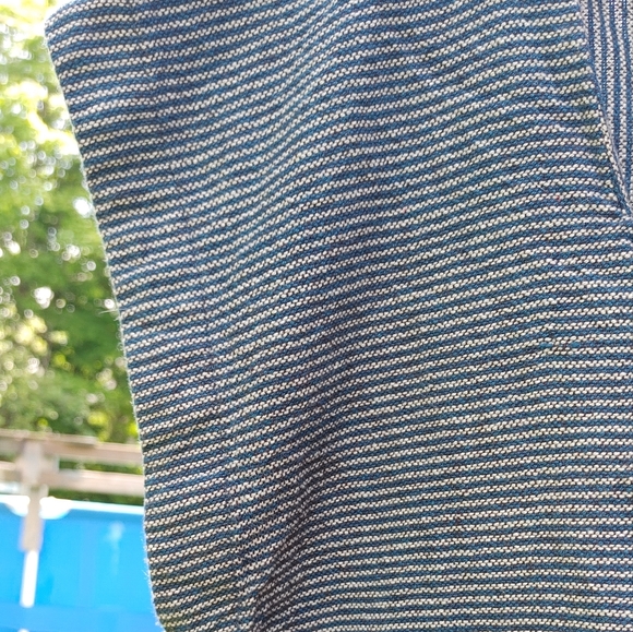 Frye shell top Total Eclipse railroad Stripes size large NWT - Picture 5 of 7